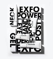 Curated skincare products arranged as a flat lay